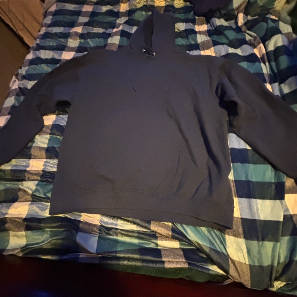 Men/Women Navy Blue Hoodie